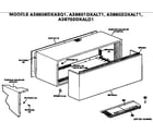 GE A3B508DXASQ1 cabinet diagram
