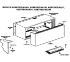 GE A2B678CKALWA cabinet diagram
