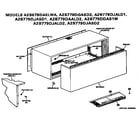 GE A2B778DGASD2 cabinet diagram