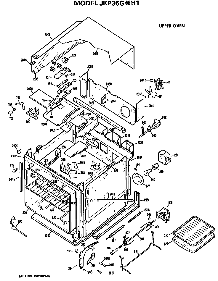 Upper oven