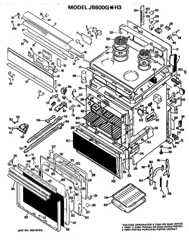 Main body/cooktop/controls