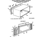 GE AJ508AVQ2 cabinet and quick mount diagram