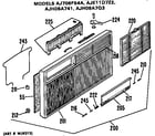 GE AJH06A741 grille assembly diagram