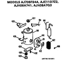 GE AJE11D7Z2 compressor diagram