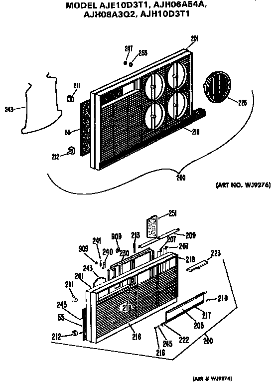 Grille assembly