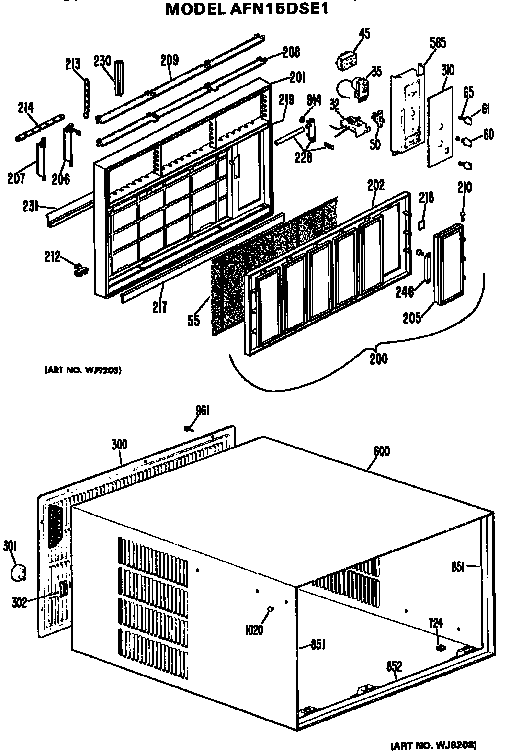 Cabinet and grille assembly