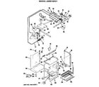 GE JGBS16PH1 oven cabinet diagram