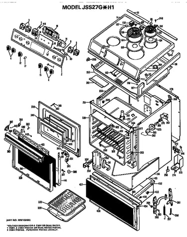 Main body/cooktop/controls