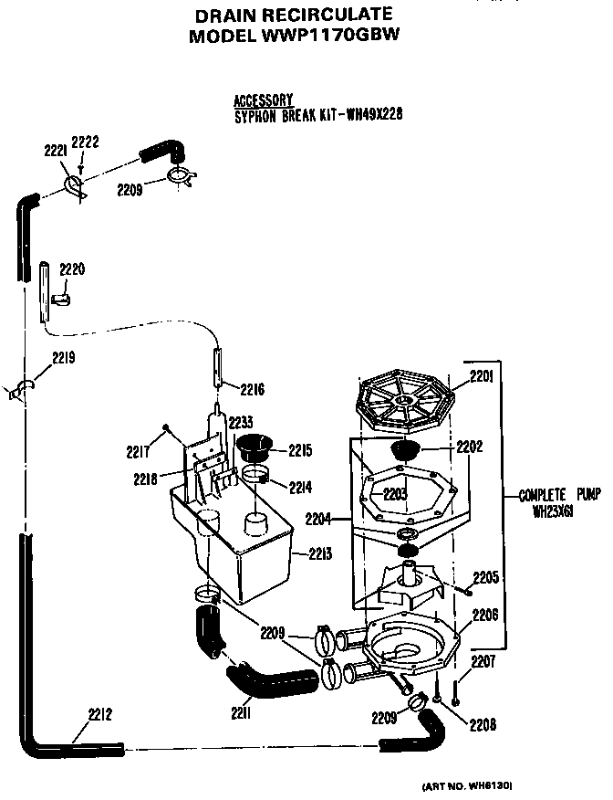 Drain recirculate