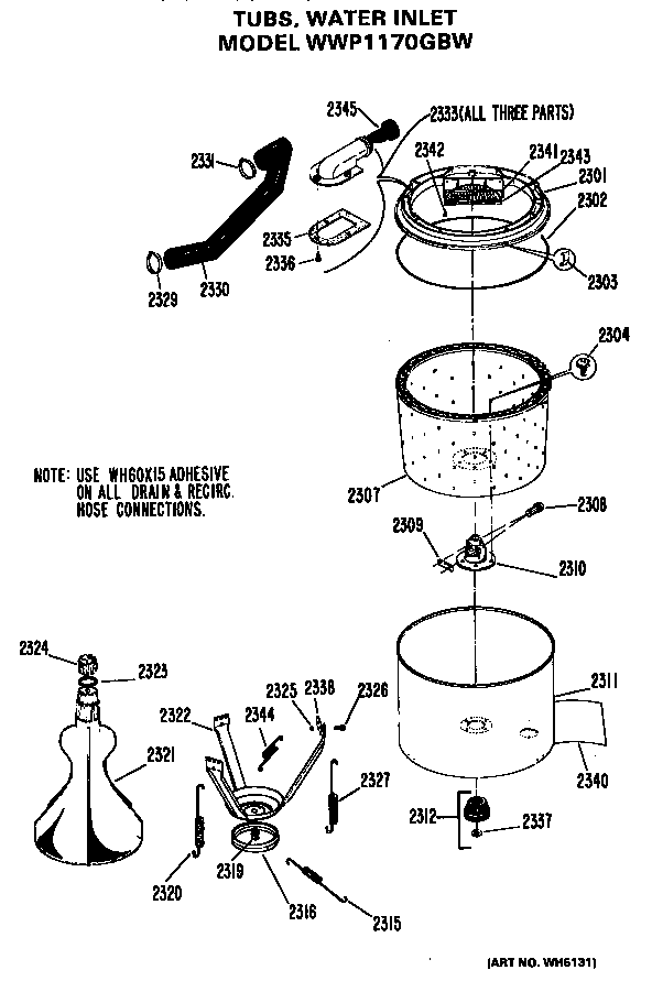 Tubs and water inlet