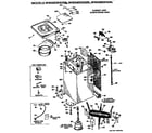 GE WWA8600GBL cabinet and suspension diagram