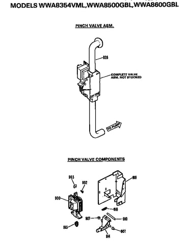 Pinch valve assembly