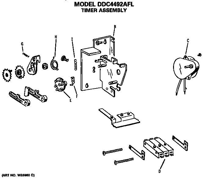 TIMER ASSEMBLY FOR DDC4492AFL