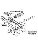 Gas valve and burner