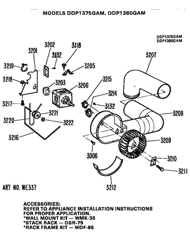 Motor and blower