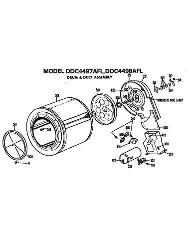 Drum and duct assembly