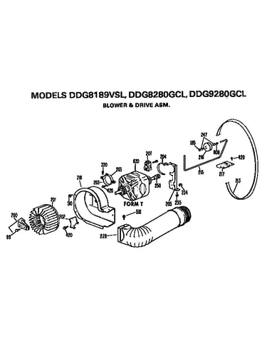 Blower and drive assembly