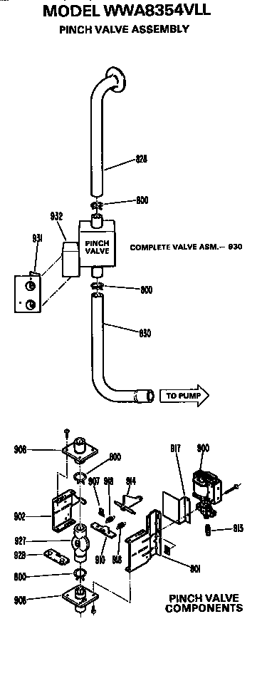 Pinch valve assembly