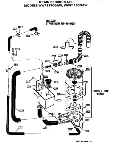 Drain recirculate