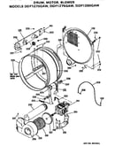 Drum/motor and blower