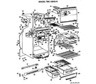 GE TBX18DGR cabinet parts diagram
