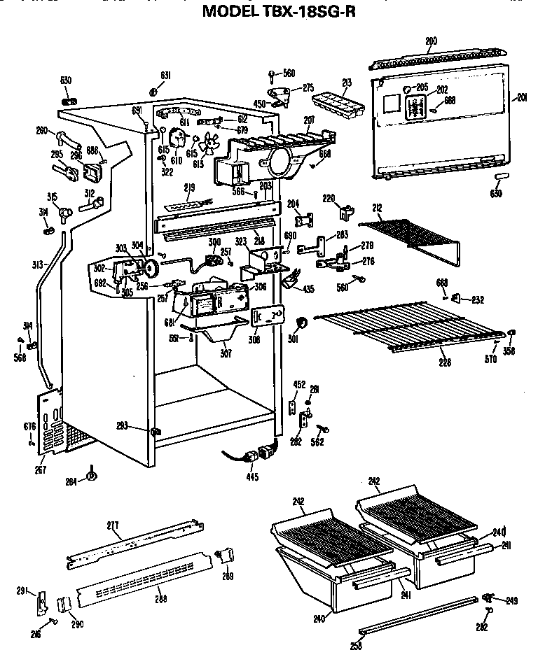 CABINET PARTS