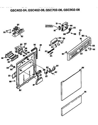 Front/control panel