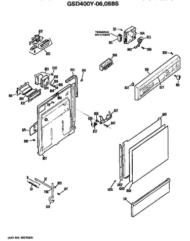 Front/control panel
