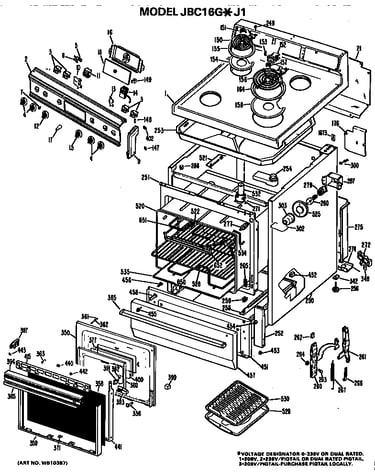 Main body/cooktop/controls