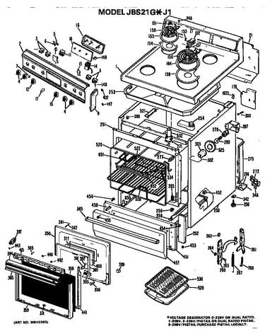 Main body/cooktop/controls