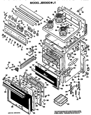 Main body/cooktop/controls