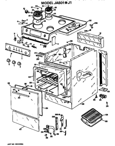 Main body/cooktop/controls