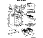 GE TBX18PGR cabinet parts diagram