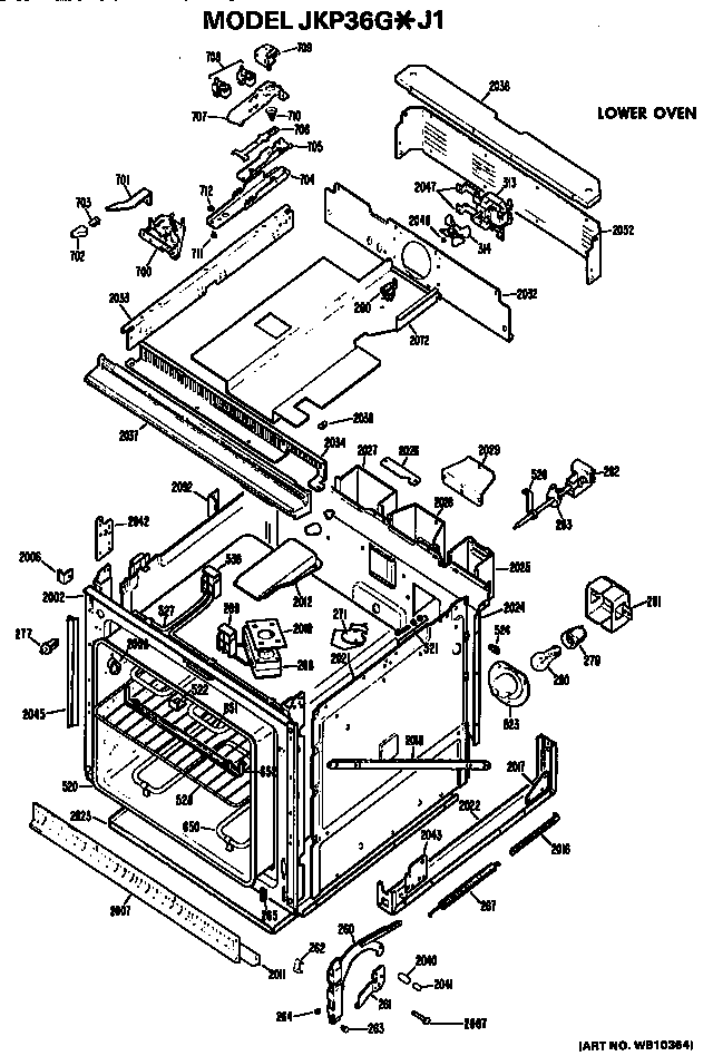 Lower oven