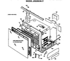 GE JKS26G*J1 lower oven diagram