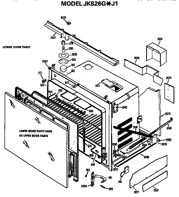Lower oven