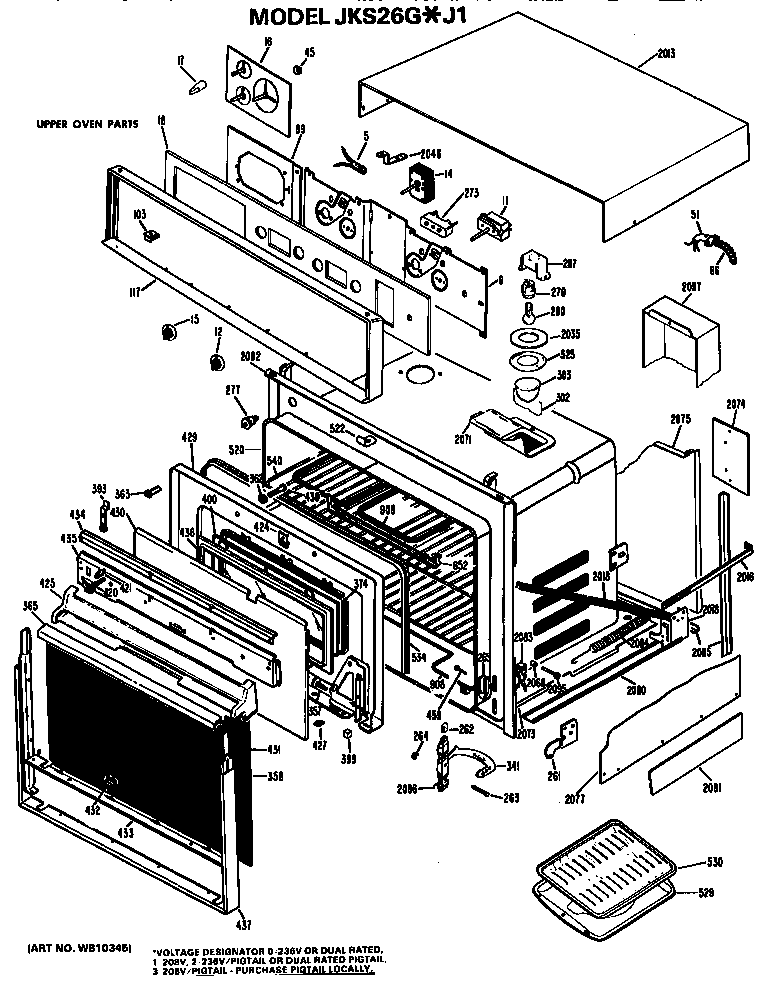 Upper oven