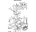 GE JGBC17GEH2 oven cabinet diagram