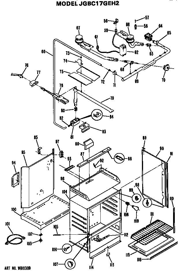 Oven cabinet