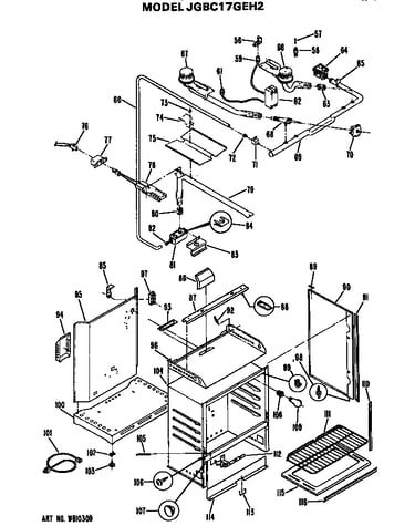 Oven cabinet