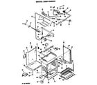 GE JGBC16GEH2 oven cabinet diagram