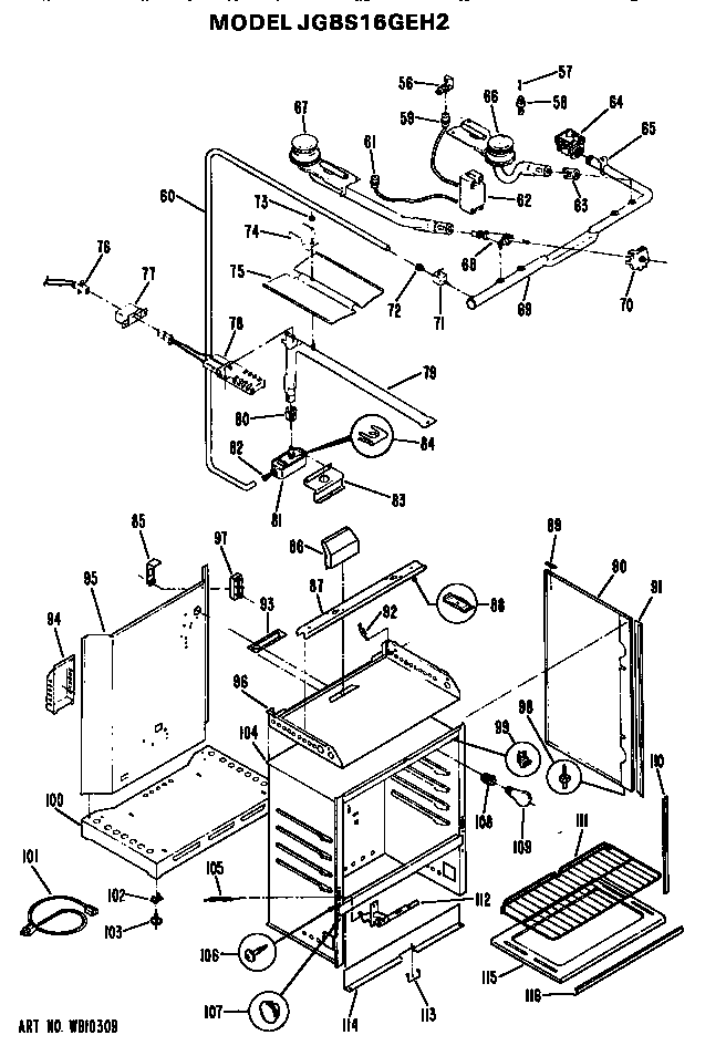 Oven cabinet