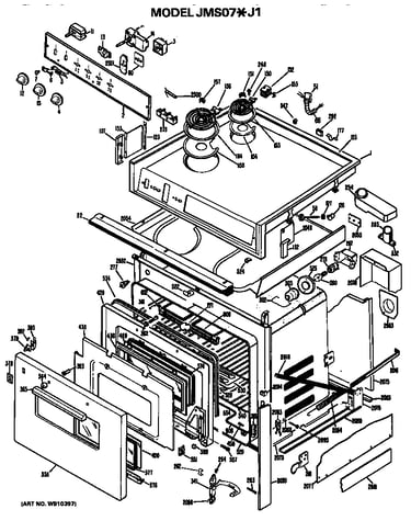 Main body/cooktop/controls
