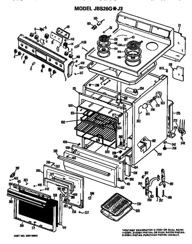 Main body/cooktop/controls