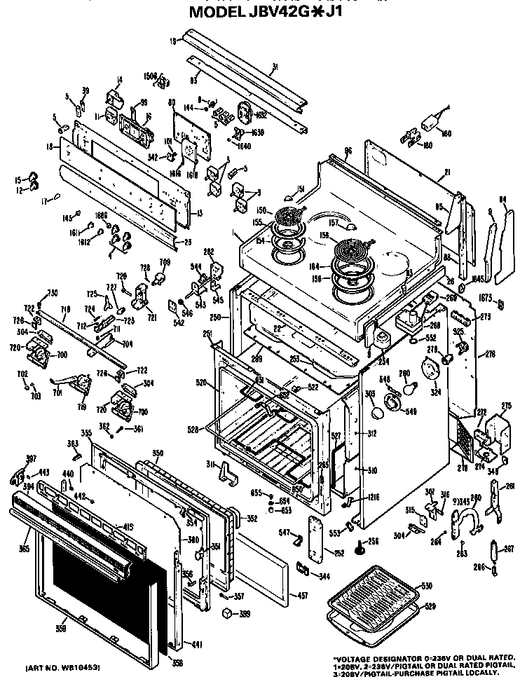 Main body/cooktop/controls