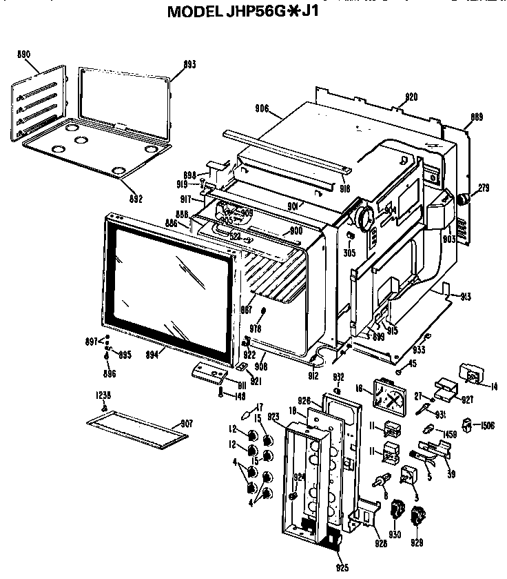 Upper oven