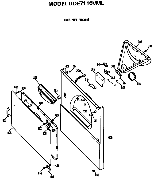 Cabinet front