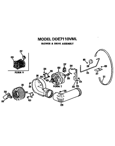Blower and drive assembly