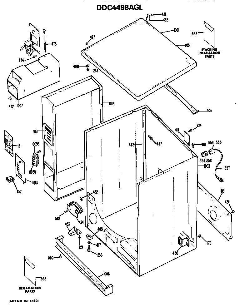 CABINET FOR DDC4498AGL