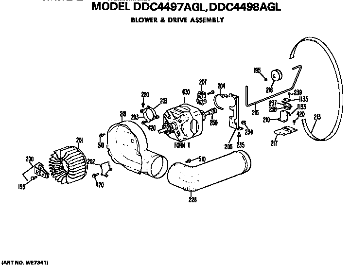 BLOWER AND DRIVE ASSEMBLY